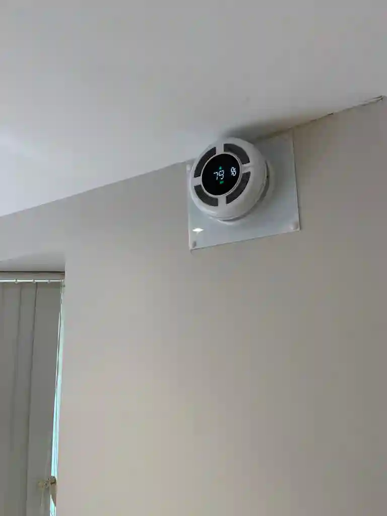 Prana MVHR heat recovery unit close-up wall ventilation residential property London