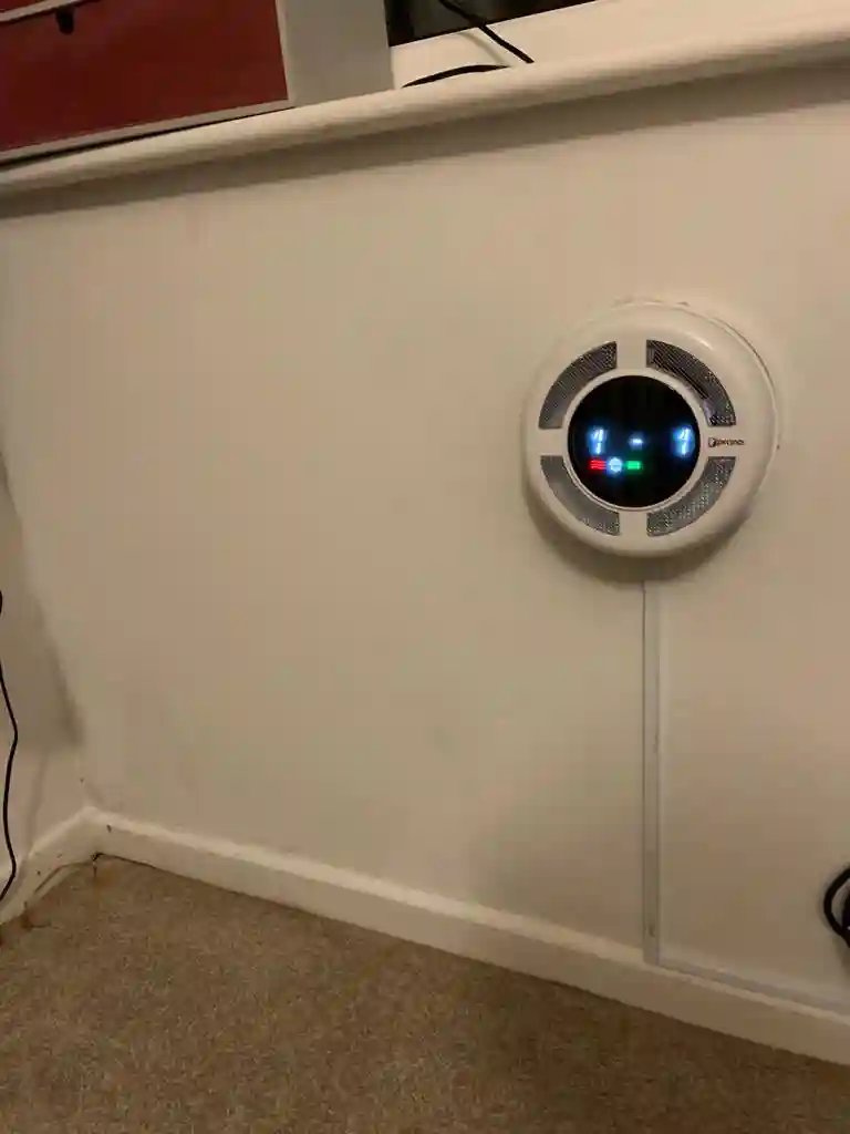 Completed Prana MVHR installation inside a Manchester home